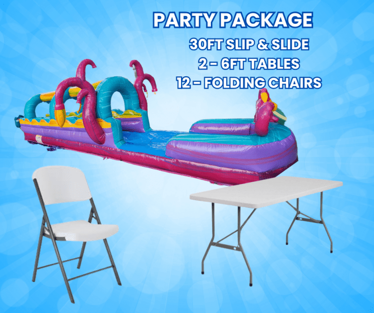 SLIP AND SLIDE PARTY PACKAGE