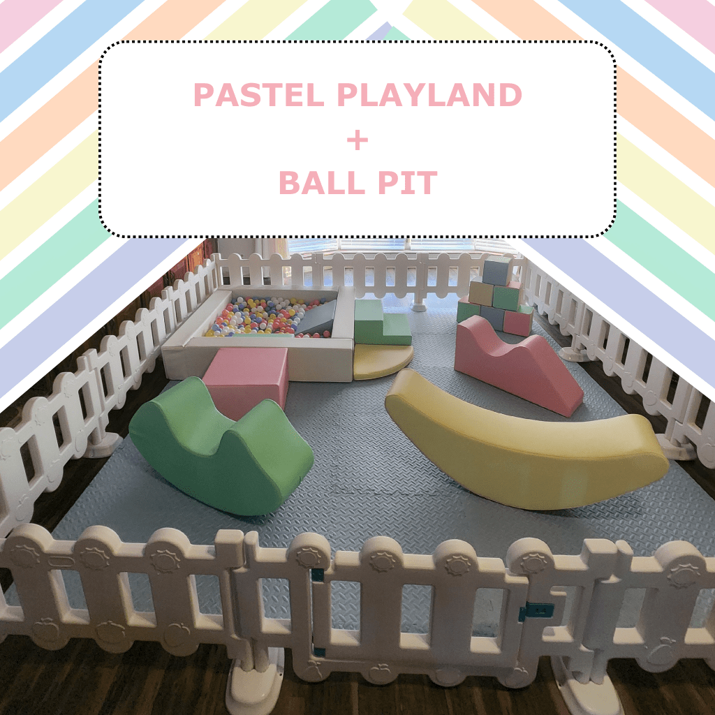 PASTEL SOFT PLAY WITH BALL PIT