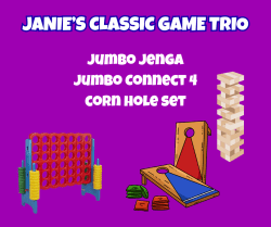 Janie’s Classic Game Trio